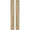 Ekena Millwork Americraft 2-Board (2 Batten) Wood Joined Board-n-Batten Shutters w/ Z-Bar, ARW102BB207X64UNH, PR ARW102BB207X64UNH - alternate 1